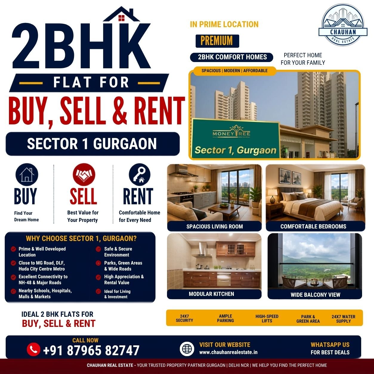 2 Bhk Flat for Buy Sell & Rent in Sector 1 Gurgaon