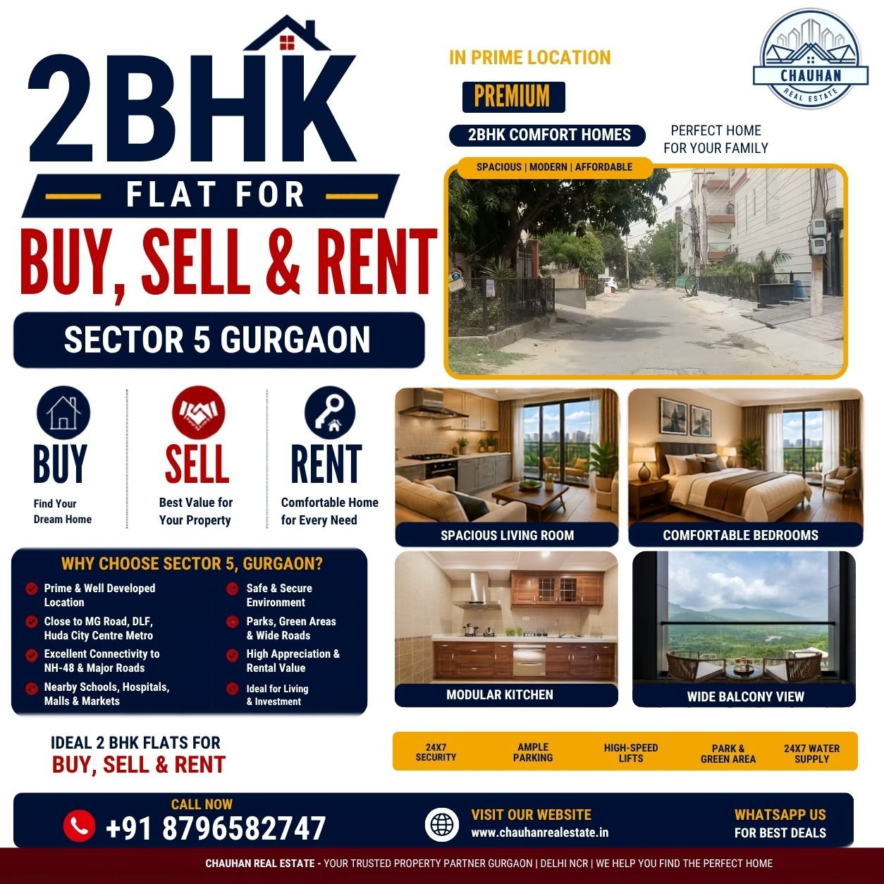 2 Bhk Flat for Buy Sell & Rent in Sector 5 Gurgaon